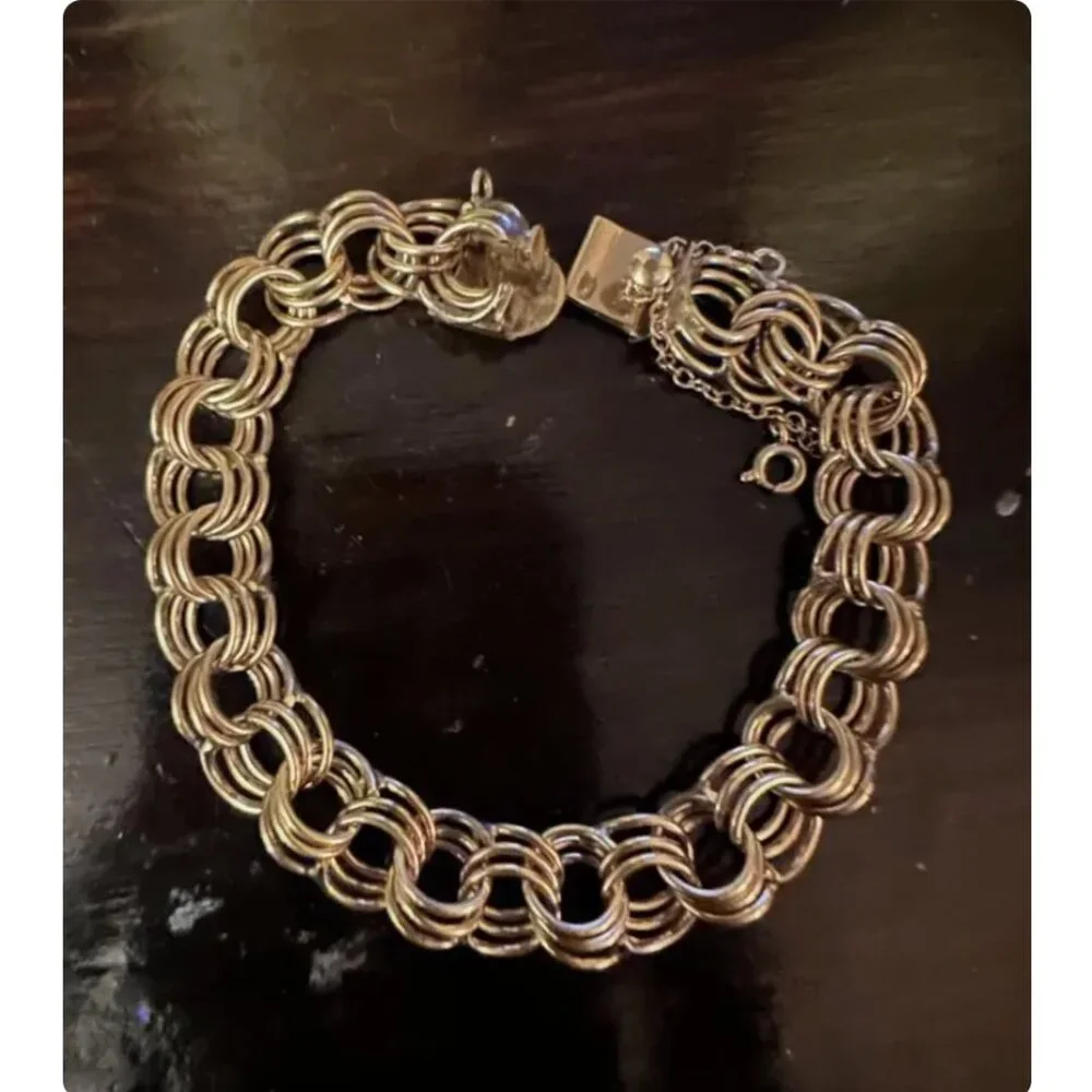 Gold-Tone Multi-Link Chain Bracelet - Elegant Women’s Bracelet